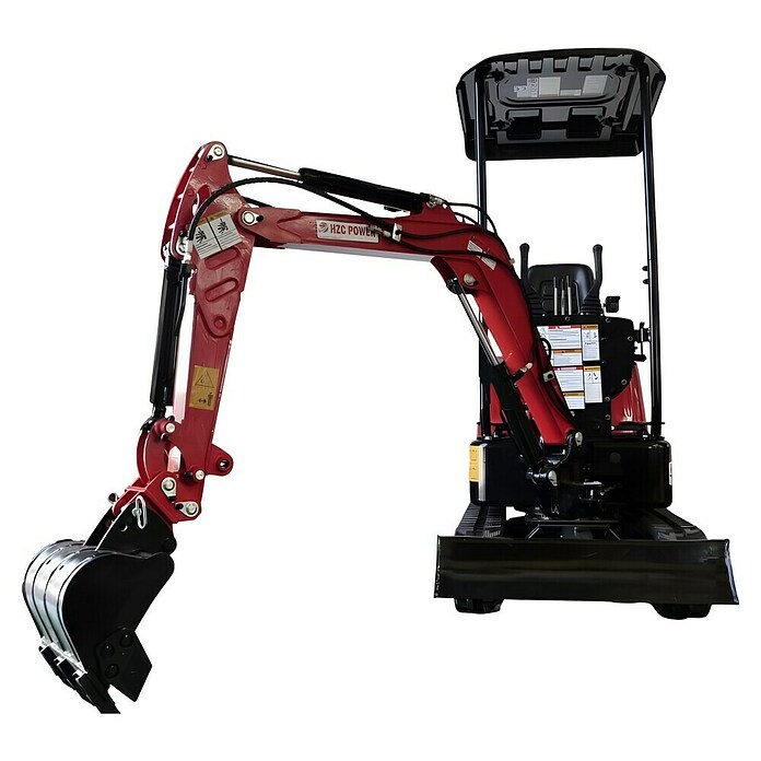 HZC Power Minibagger BKB941 (15 PS, Benzin, Auslegerschwenkbereich: -60 ° - 60 °) | BAUHAUS