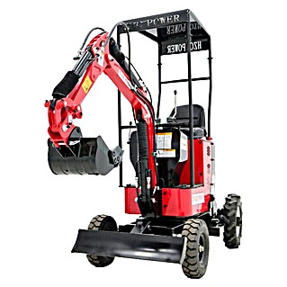HZC Power Minibagger BVR600K (7,35 kW, Benzin, Auslegerschwenkbereich: -30 ° - 30 °)
