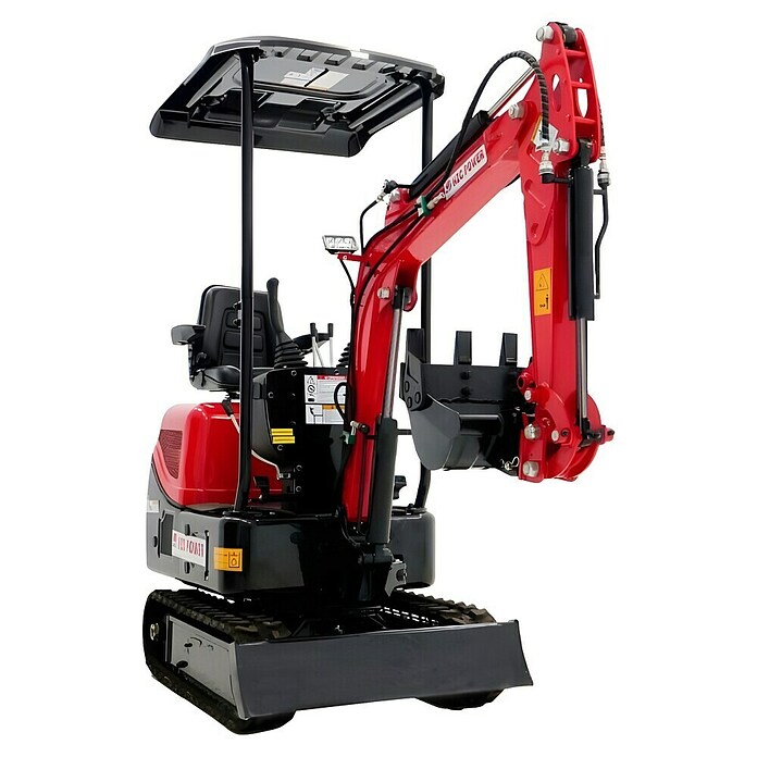 HZC Power Minibagger BKB941 (15 PS, Benzin, Auslegerschwenkbereich: -60 ° - 60 °) | BAUHAUS