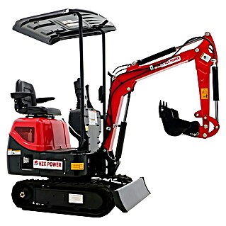 HZC Power Minibagger BKB941 (15 PS, Benzin, Auslegerschwenkbereich: -60 ° - 60 °)