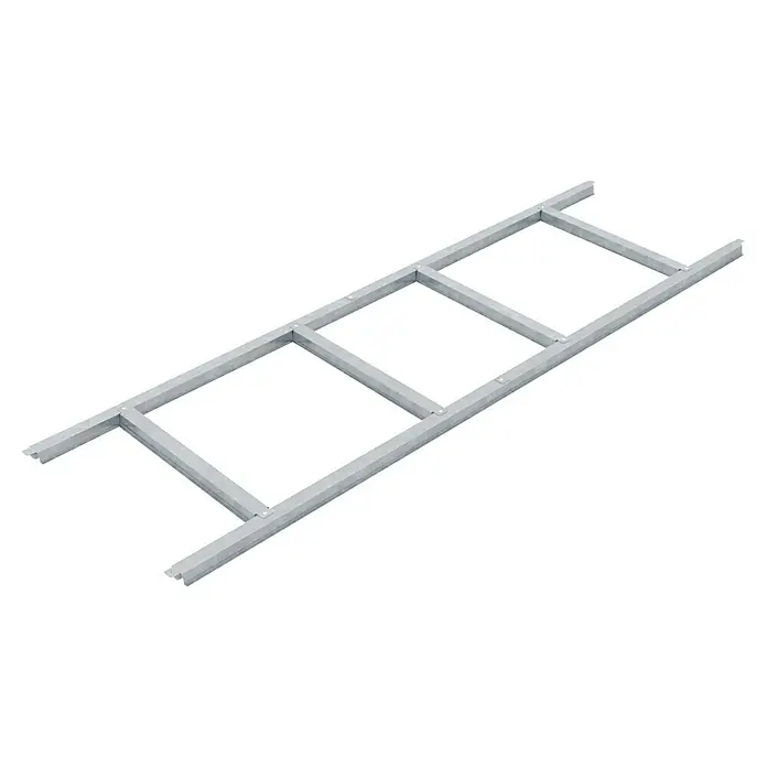 Pergart Bodenrahmen Lüttich - Passend für: Pergart Gerätehaus Lüttich 64, L x B x H: 178 x 670 x 2,6 cm - Metallträgerkonstruktion mit dreieckigen Verstrebungen und einem modernen, industriellen Erscheinungsbild. Ideal für Bauprojekte.