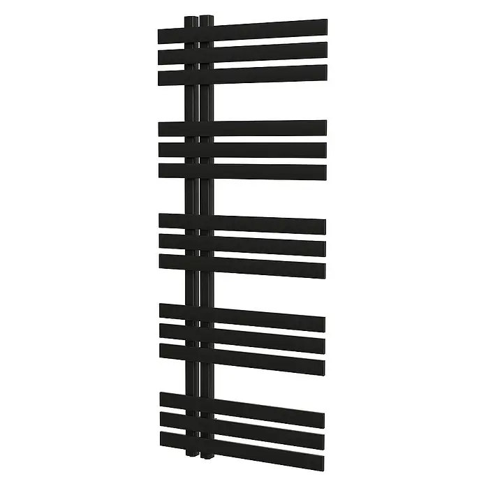 Interpromo Badheizkörper Ignis - B x H: 50 x 120 cm, Wärmeleistung bei Vorlauftemperatur von 75 °C (D: 50): 475 W, Strukturschwarz