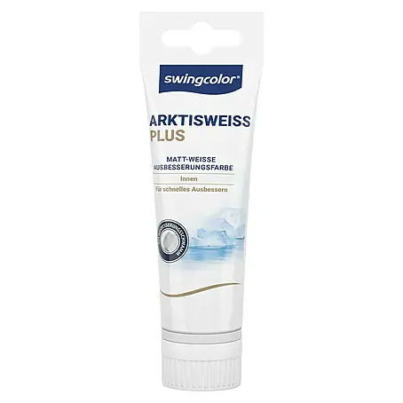swingcolor  Wandfarbe Ausbesserungstube Arktisweiß Plus
