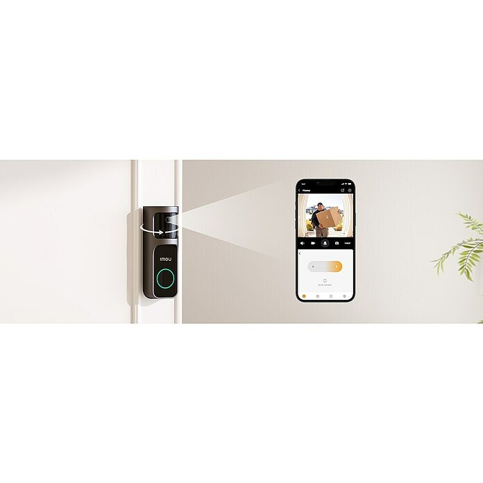 Imou Deurbel met camera 2S Kit (Zilver / Zwart, 3 megapixel, 50,3 x 55 x 150 mm) | BAUHAUS