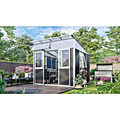 Vitavia Gerätehaus Kosmos 7800 (Außenmaß inkl. Dachüberstand (B x T): 267 x 295 cm, Aluminium, Alu/Anthrazit) | BAUHAUS