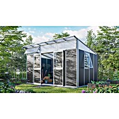 Vitavia Gerätehaus Kosmos 11500 (Außenmaß inkl. Dachüberstand (B x T): 392,8 x 295 cm, Aluminium, Alu/Anthrazit) | BAUHAUS