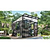 Vitavia Gerätehaus Kosmos 7800 (Außenmaß inkl. Dachüberstand (B x T): 267 x 295 cm, Aluminium, Schwarz/Anthrazit) | BAUHAUS