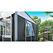 Vitavia Gerätehaus Kosmos 7800 (Außenmaß inkl. Dachüberstand (B x T): 267 x 295 cm, Aluminium, Alu/Anthrazit) | BAUHAUS