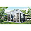 Vitavia Gerätehaus Kosmos 11500 (Außenmaß inkl. Dachüberstand (B x T): 392,8 x 295 cm, Aluminium, Weiß/Anthrazit) | BAUHAUS