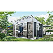 Vitavia Gerätehaus Kosmos 11500 (Außenmaß inkl. Dachüberstand (B x T): 392,8 x 295 cm, Aluminium, Weiß/Anthrazit) | BAUHAUS