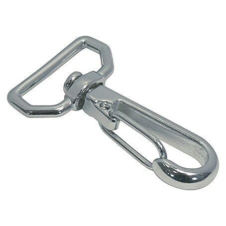 Marinetech Karabinerhaken (L x B x H: 10 x 37 x 65 mm, Edelstahl, A4)