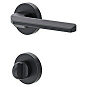 Diamond Doors WC-Türgarnitur (Türstärke: 40 - 45 mm, Schlitzkopf/Olive SK/OL, Anthrazit)