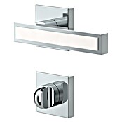 Diamond Doors WC-Türgarnitur (Türstärke: 40 - 45 mm, Schlitzkopf/Olive SK/OL, Chrom)