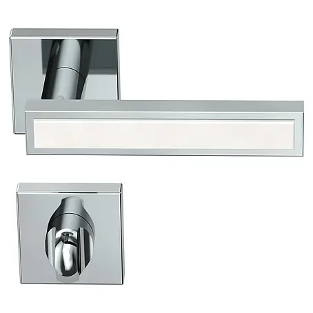 Diamond Doors  Zimmertürgarnitur WC Tyler White