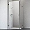 Camargue Air Eckdusche C24+C27 (97,5 x 87,5 x 200 cm, Stärke: 8 mm, Silber)