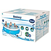 Bestway Zwembadset (Ø x h: 305 x 76 cm, 3.638 l, Blauw)