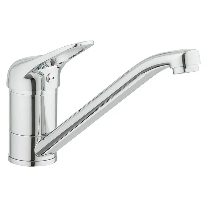 Mixomat Batoni SpültischarmaturNiederdruck, Chrom, Glänzend, Beweglichkeit Auslauf: Schwenkbar - Chromarmatur mit Einhebelmischer für Bad oder Küche, elegante und funktionale Lösung für moderne Sanitärbereiche.