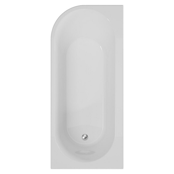 Ottofond Badewanne Mirador Corner (170 x 75 cm, Sanitäracryl, Weiß, Ausrichtung Wanne: Rechts) | BAUHAUS