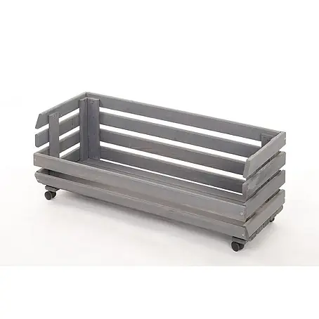 Proregal  Holzregal Gemüseregal VeggieRoll mit Rollen