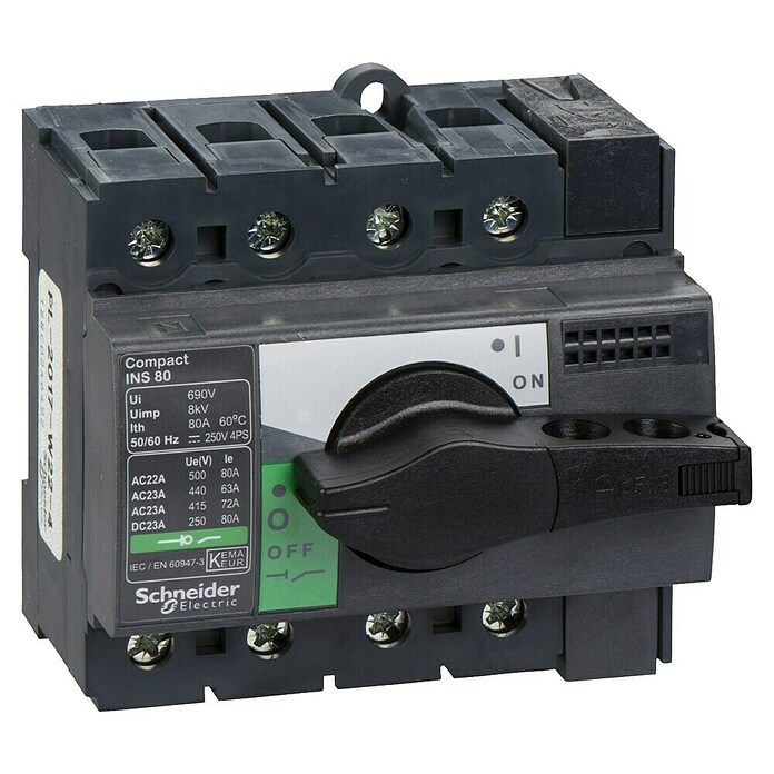 Schneider Electric Zekering-lastschakelaar ComPacT INS (80 A) | BAUHAUS