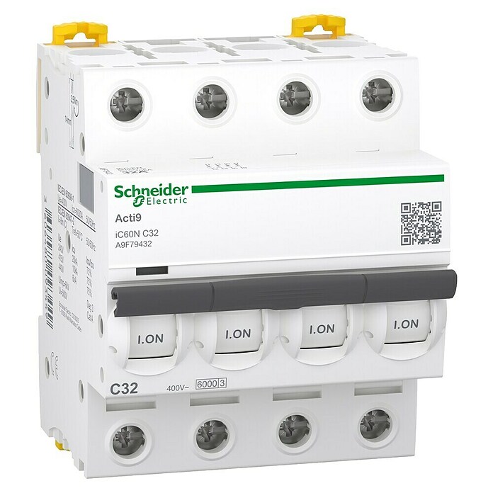Schneider Electric Installatieautomaat Acti 9 iC60 (4-polig) | BAUHAUS