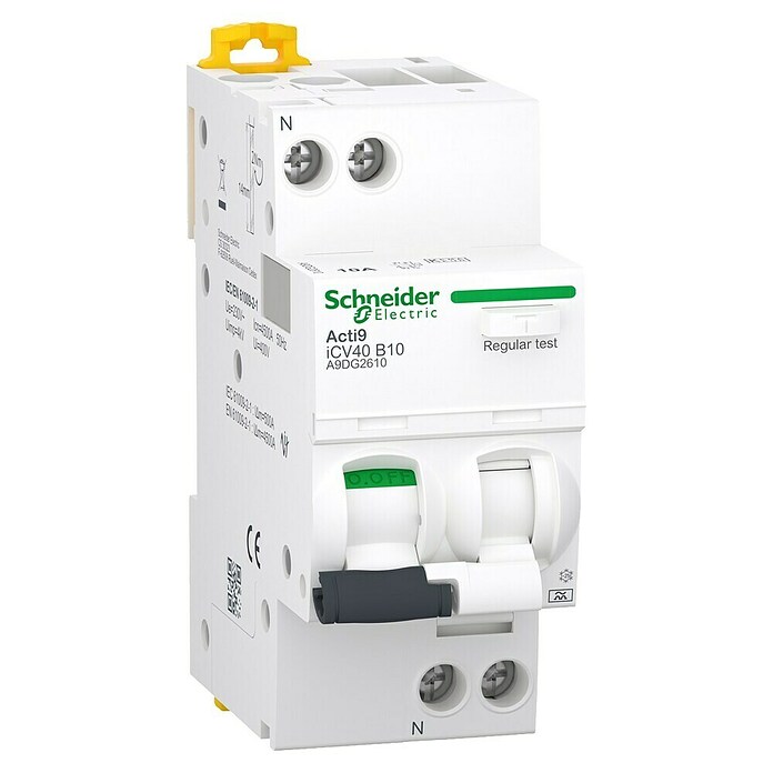 Schneider Electric Aardlekschakelaar/stroomonderbreker Acti9 iCV40 (B, 10 A, 1 st.) | BAUHAUS