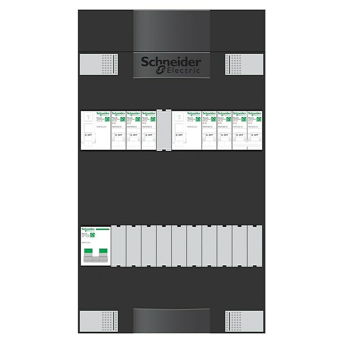 Schneider Electric Groepenkast (Aantal rijen: 2 st., 22 x 38 cm, Zwart, 5 groepen) | BAUHAUS