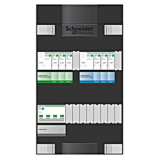 Schneider Electric Groepenkast (Aantal rijen: 2 st., 22 x 38 cm, Zwart, 6 groepen)