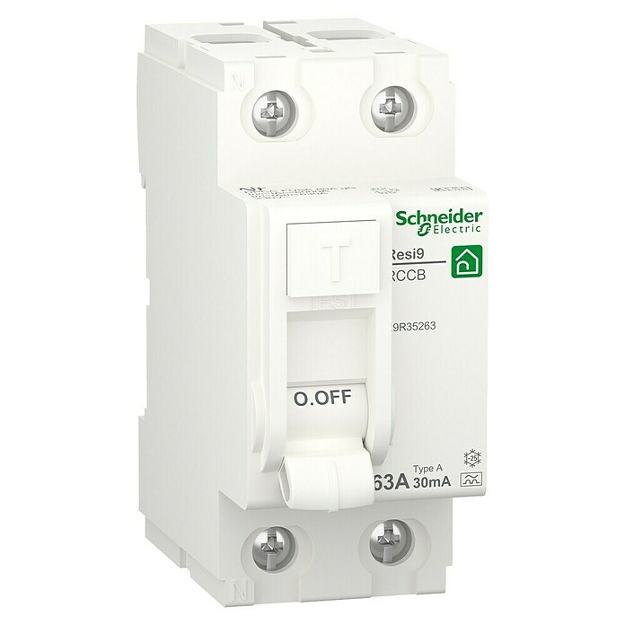 Schneider Electric Aardlekschakelaar Resi9 (63 A, 2 st.) | BAUHAUS