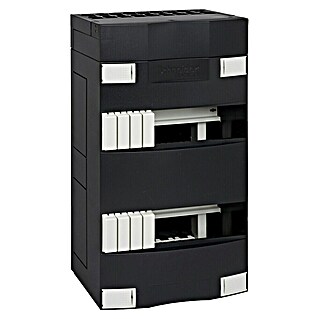 Schneider Electric Groepenkast - leeg (Aantal rijen: 2 st., 22 x 33 cm, Zwart)