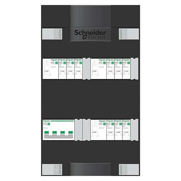 Schneider Electric Groepenkast (Aantal rijen: 2 st., 22 x 38 cm, Zwart, 9 groepen) | BAUHAUS
