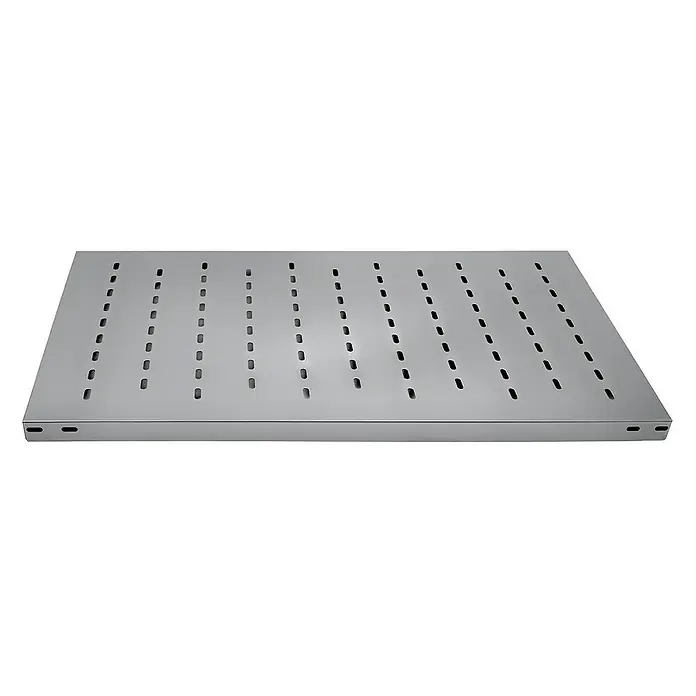 Proregal Metallregal MAGNUS Stecksystem Edelstahl - H x B x T: 200 x 100 x 30 cm, Traglast pro Boden: 150 kg, Anzahl Böden: 5 Stk., Stecken, Edelstahl