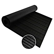 Floordirekt Läufer Breit gerippt (400 x 100 x 0,3 cm, Schwarz) | BAUHAUS