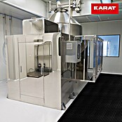 Floordirekt Läufer Breit gerippt (400 x 100 x 0,3 cm, Schwarz) | BAUHAUS