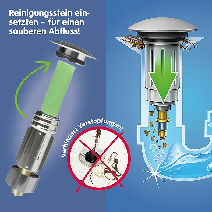 Ablaufventil - Durchmesser: 60 mm, Weiß/Chrom, Bad - Reinigung für Abflüsse.