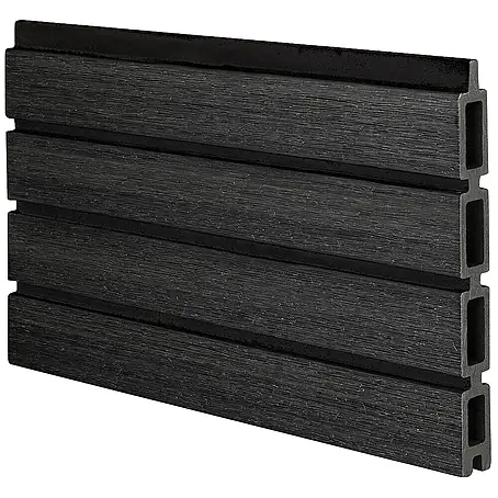 GartenLand  Steckzaun-Element WPC Zaun Shadowline Musterstück