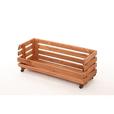 Proregal  Holzregal Gemüseregal VeggieRoll mit Rollen