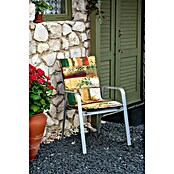 beo Gartenmöbel-Auflage Glasgow (Hochlehner, 6 Stk., L x B x H: 100 x 48 x 5 cm, 50% Baumwolle/50% Polyester, Mehrfarbig) | BAUHAUS
