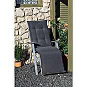 beo Gartenmöbel-Auflage (Relaxsessel, 1 Stk., L x B x H: 171 x 46 x 8 cm, Baumwolle, Polyester, Anthrazit) | BAUHAUS