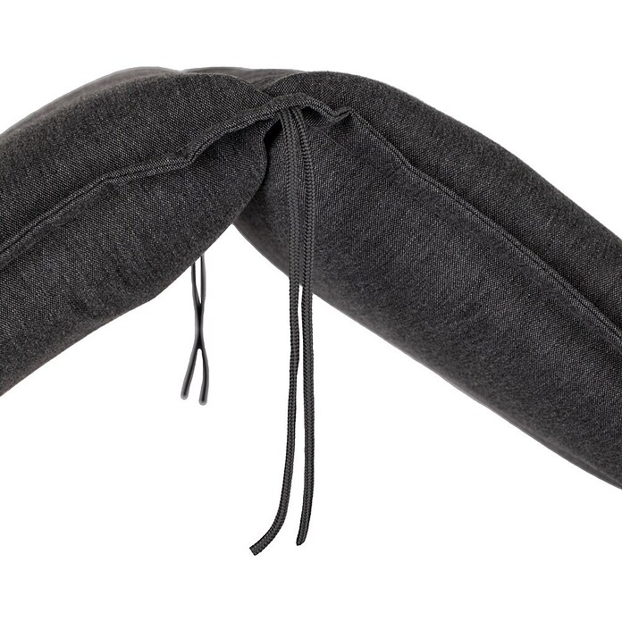 beo Gartenmöbel-Auflage (Relaxsessel, 1 Stk., L x B x H: 171 x 46 x 8 cm, Baumwolle, Polyester, Anthrazit) | BAUHAUS