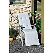 beo Gartenmöbel-Auflage Taipeh (Relaxstuhl, 1 Stk., L x B x H: 171 x 50 x 6 cm, Baumwolle, Polyester, Grau) | BAUHAUS