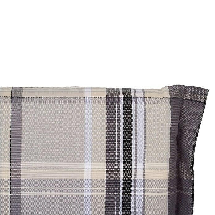 beo Gartenmöbel-Auflage Atika (Niederlehner, 4 Stk., L x B x H: 100 x 52 x 8 cm, 60% Dralon, 40% Polyester, Grau/Weiß) | BAUHAUS