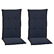 beo Gartenmöbel-Auflage Tartu (Hochlehner, 2 Stk., L x B x H: 118 x 46 x 8 cm, 100% Polyester, Anthrazit) | BAUHAUS