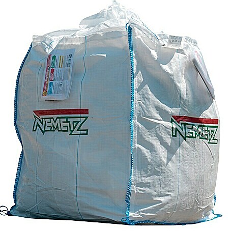 Nemetz Big Bag Entsorgung (95 x 95 x 115 cm, Belastbarkeit: 1 200 kg, Passend für: Baumaterialien, Grünschnitt, Kies, Splitt, Schotter, Sand)