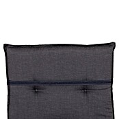 Gartenmöbel-Auflage Belsh (Niederlehner, 4 Stk., L x B x H: 118 x 50 x 6 cm, 50% aus Baumwolle/50% aus Polyester, Dunkelgrau) | BAUHAUS