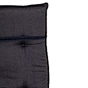 Gartenmöbel-Auflage Belsh (Niederlehner, 4 Stk., L x B x H: 118 x 50 x 6 cm, 50% aus Baumwolle/50% aus Polyester, Dunkelgrau) | BAUHAUS