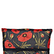 Gartenmöbel-Auflage Trondeim (Gartenliege, 1 Stk., L x B x H: 191 x 58 x 8 cm, 70% Baumwolle/30% Polyester, Schwarz) | BAUHAUS
