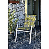 beo Gartenmöbel-Auflage Bonn (Niederlehner, 6 Stk., L x B x H: 118 x 50 x 6 cm, 50% Baumwolle, 50% Polyester, Grau/Gelb) | BAUHAUS