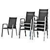 Acamp Stapelsessel Urban (8 Stk., Acatex-Gewebe, Grau, B x T x H: 62 x 69 x 97 cm) | BAUHAUS