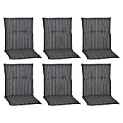 beo Gartenmöbel-Auflage Belm (Niederlehner, 6 Stk., L x B x H: 101 x 50 x 6 cm, 50% Baumwolle/50% Polyester, Grau) | BAUHAUS